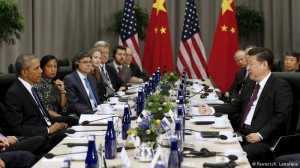 中美峰会奥巴马对话习近平